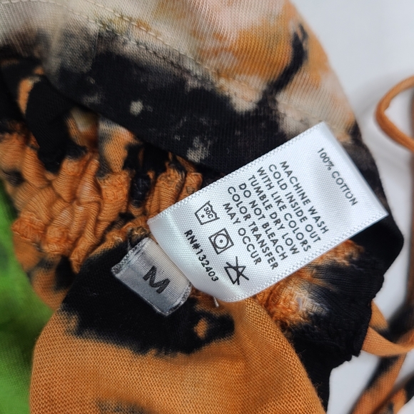 COTTON CITIZEN Tie Dye Ruched Dress sz M - Picture 3 of 5